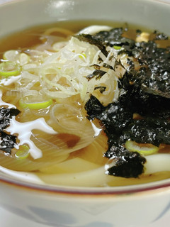 ネギと卵と海苔だけ♡簡単うどん-レシピのメイン写真