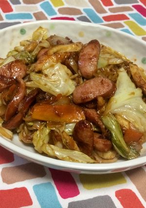 超簡単☆旨味堪能！やみつきあげ玉焼きそば-レシピのメイン写真