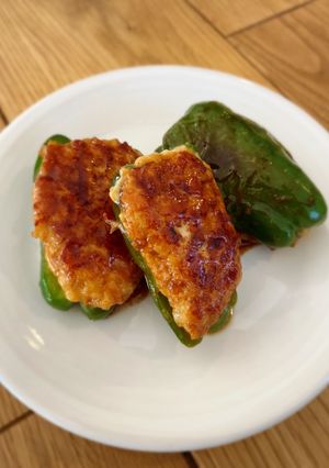 はんぺんで柔らか！ピーマンの肉詰め-レシピのメイン写真