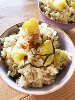 味付けこれだけ!さつまいものご飯-レシピのメイン写真
