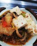 冬にあったか白菜と豆腐の甘辛煮