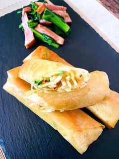 簡単味付けで美味しい中華麺春巻き-レシピのメイン写真