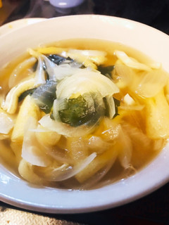 玉ねぎとお揚げのおうどん-レシピのメイン写真