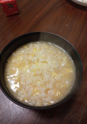 たまご雑炊の梅干茶づけ-レシピのメイン写真