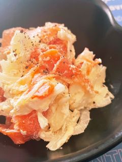 スモークサーモンのオニオンクリチ和え!-レシピのメイン写真