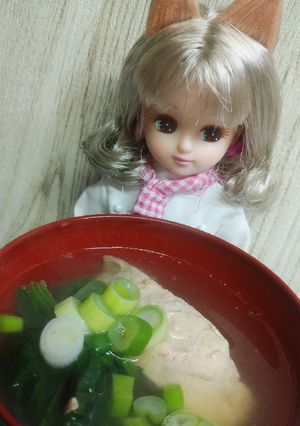 リカちゃん♡あんきも汁(お吸い物風)-レシピのメイン写真