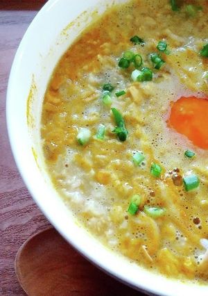 レンジで簡単！オートミールのカレー粥-レシピのメイン写真