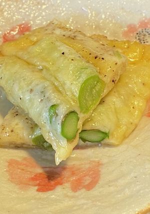 簡単おつまみ、アスパラのチーズ巻き-レシピのメイン写真