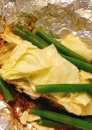 盛岡じゃじゃ麺の肉味噌で作る鮭マヨ味噌焼-レシピのメイン写真