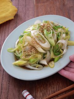長ねぎの麺つゆ中華あえ-レシピのメイン写真