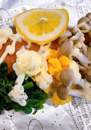 簡単★鮭のマヨバターホイル焼き-レシピのメイン写真