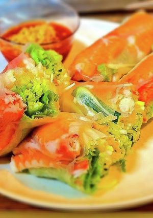 話題！罪悪感なし絶品！低糖質生春恵方巻き-レシピのメイン写真