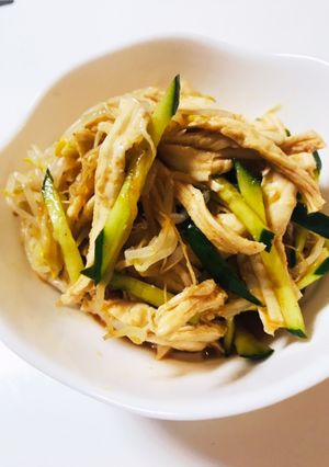 ポン酢で作る♪鶏胸肉の中華和え-レシピのメイン写真
