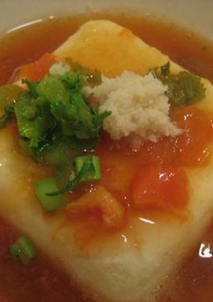 ♪とろりんトマトのあんかけ豆腐♪-レシピのメイン写真