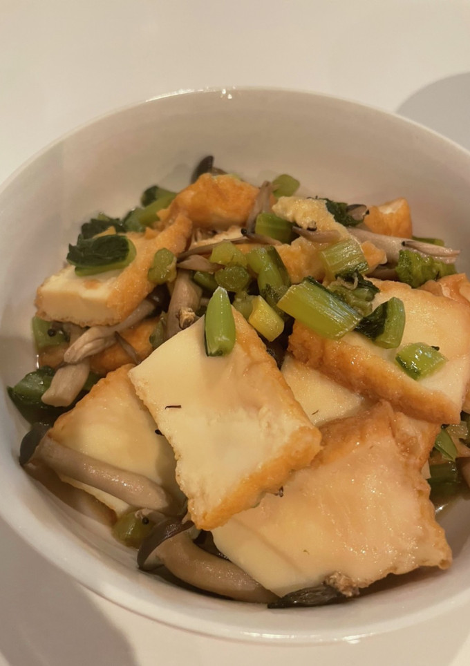 野沢菜と厚揚げ煮-レシピのメイン写真