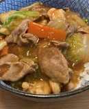簡単☆豚肉と白菜のシンプル中華丼
