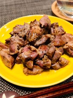【決め手は◯◯】簡単おつまみ 砂肝炒め-レシピのメイン写真