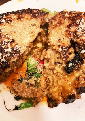 カレーインハンバーグ-レシピのメイン写真