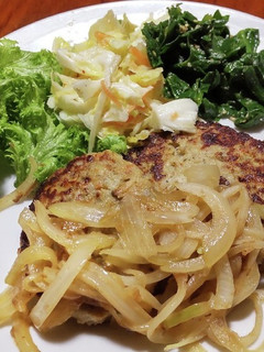 お麩とれんこんのふんわりハンバーグ-レシピのメイン写真
