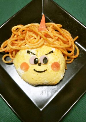 鬼さんオムライス-レシピのメイン写真