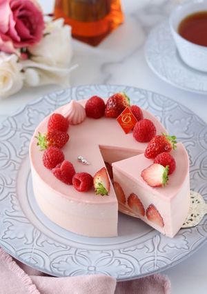 いちごチョコムースケーキ-レシピのメイン写真