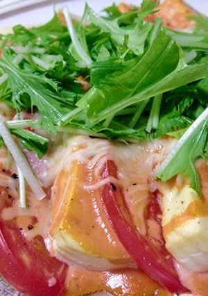 トマトと豆腐のオーロラソース焼き-レシピのメイン写真