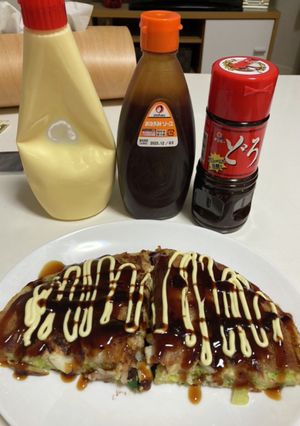 パリふわ関西風具だくさんお好み焼き-レシピのメイン写真