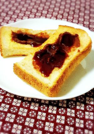 黒蜜あんこトースト-レシピのメイン写真