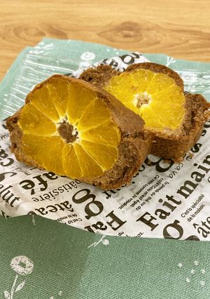 みかん丸ごとパウンドケーキ（ココア）-レシピのメイン写真