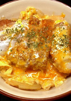味噌味のカツ丼-レシピのメイン写真