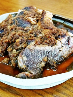 バルサミコ酢大根おろしのまぐろステーキ。-レシピのメイン写真
