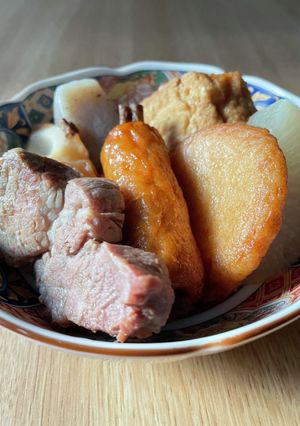 白だしで、煮豚おでん-レシピのメイン写真