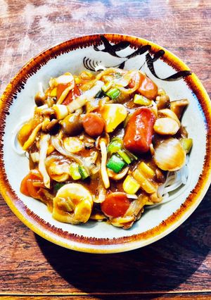 和風味噌カレー麺-レシピのメイン写真