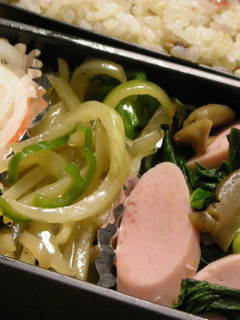 *小松菜と魚肉ソーセージの中華風*-レシピのメイン写真