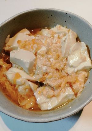 ほんのり甘い豆腐玉子丼-レシピのメイン写真