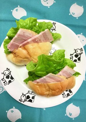 米久原形ベーコンブロック入りロールサンド-レシピのメイン写真