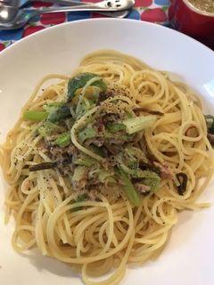 ねぎとツナの和風パスタ-レシピのメイン写真