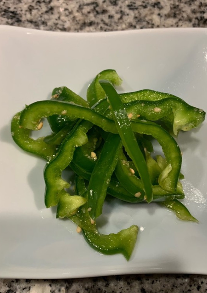 【簡単作り置き】ピーマンの胡麻和え-レシピのメイン写真