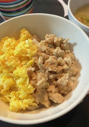 生姜入りそぼろ丼-レシピのメイン写真