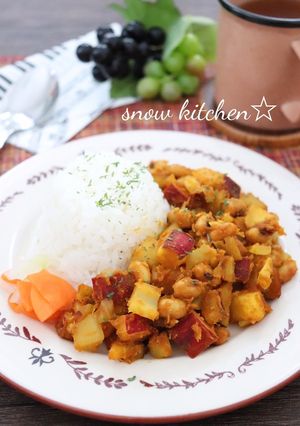 大豆と根菜たっぷり☆和風ドライカレー-レシピのメイン写真