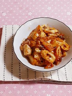 キムチとちくわの炒め物-レシピのメイン写真