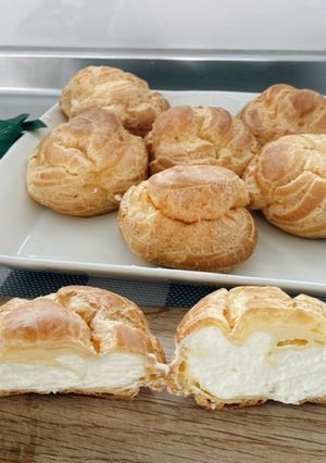 サツマイモシュークリーム　ヘルシー！-レシピのメイン写真