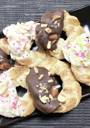 バレンタインにかわいいチョコパイ-レシピのメイン写真