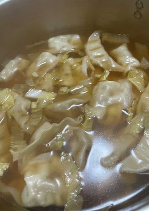 水餃子スープ おでんの素で-レシピのメイン写真