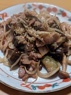 ★茄子と豚肉のオイスター炒め★-レシピのメイン写真