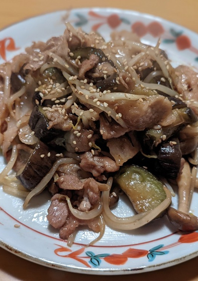 ★茄子と豚肉のオイスター炒め★-レシピのメイン写真