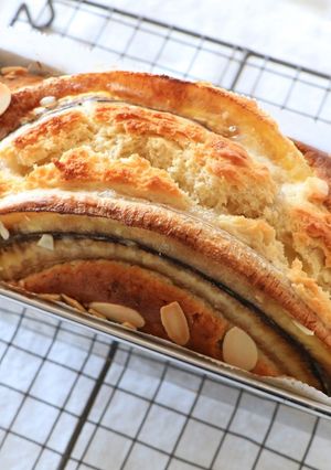 ひと手間で格段に美味しくなるバナナケーキ-レシピのメイン写真