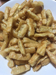 材料はきざみあげだけ!カリカリおやつ?!-レシピのメイン写真