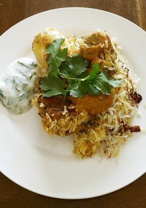 炊飯器で作るチキンビリヤニ-レシピのメイン写真