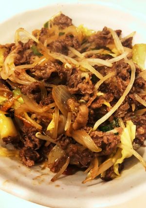 簡単！肉野菜辛子炒め-レシピのメイン写真